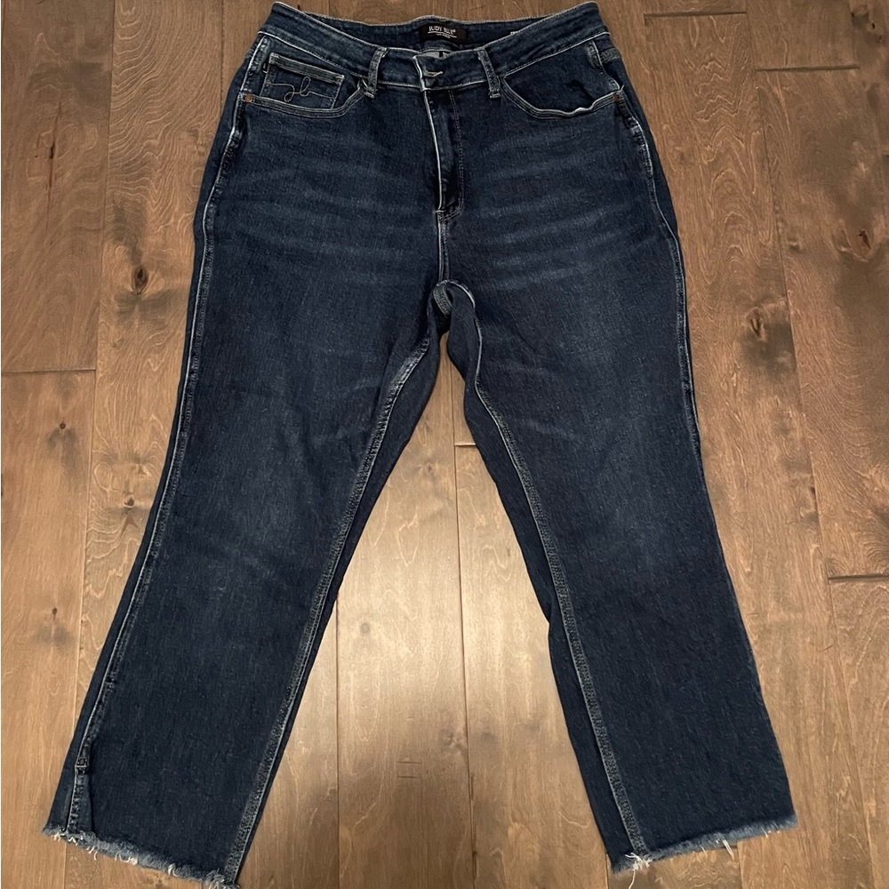 Judy Blue Dark Indigo Straight Leg Jeans